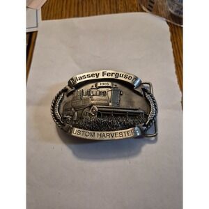 Massey Ferguson 1874/2000 Custom Harvesters Combine 1986 Belt Buckle Limited Edi